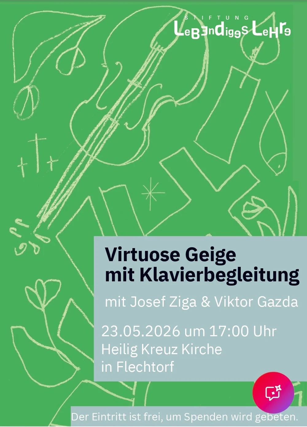 Virtuose Geige mit Klavierbegleitung