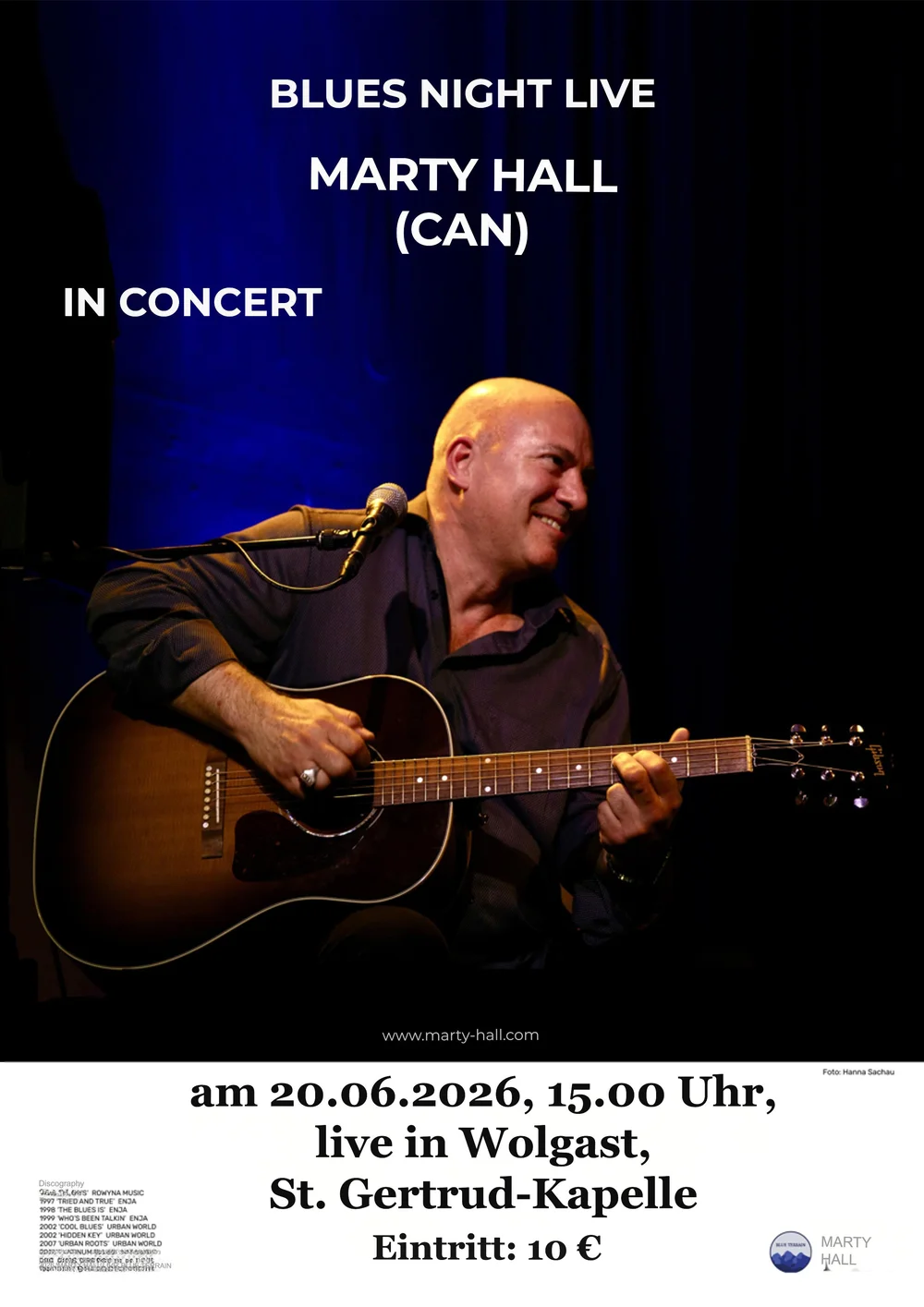 Blues Night Live mit Marty Hall