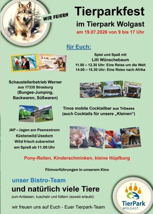 Tierparkfest im Tierpark Wolgast