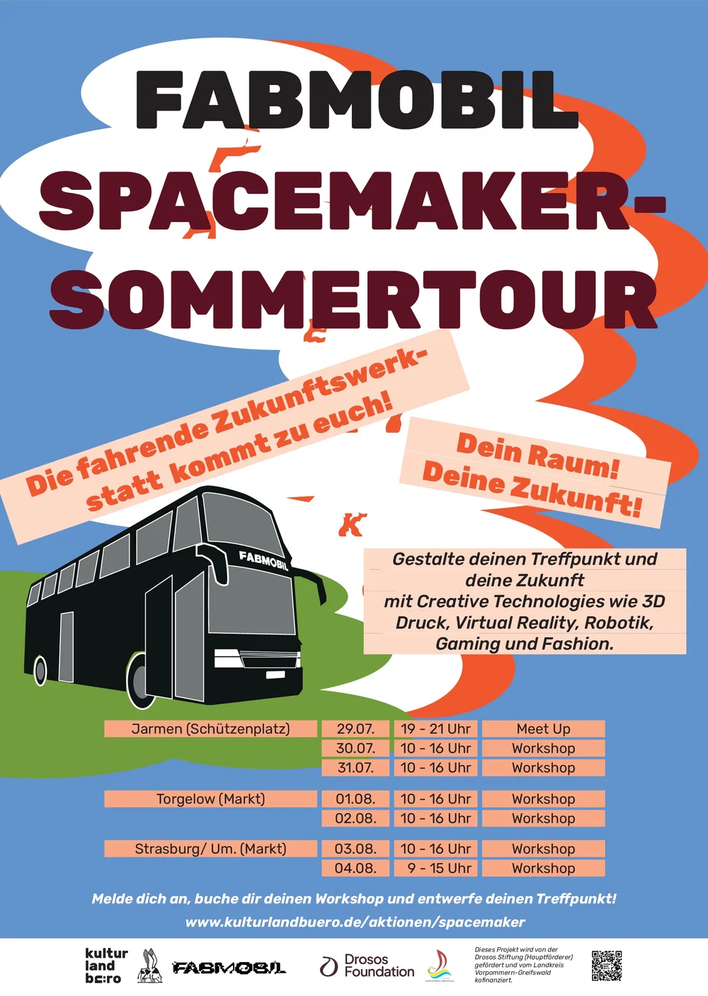 Spacemaker Sommertour mit dem Fabmobil - Workshop