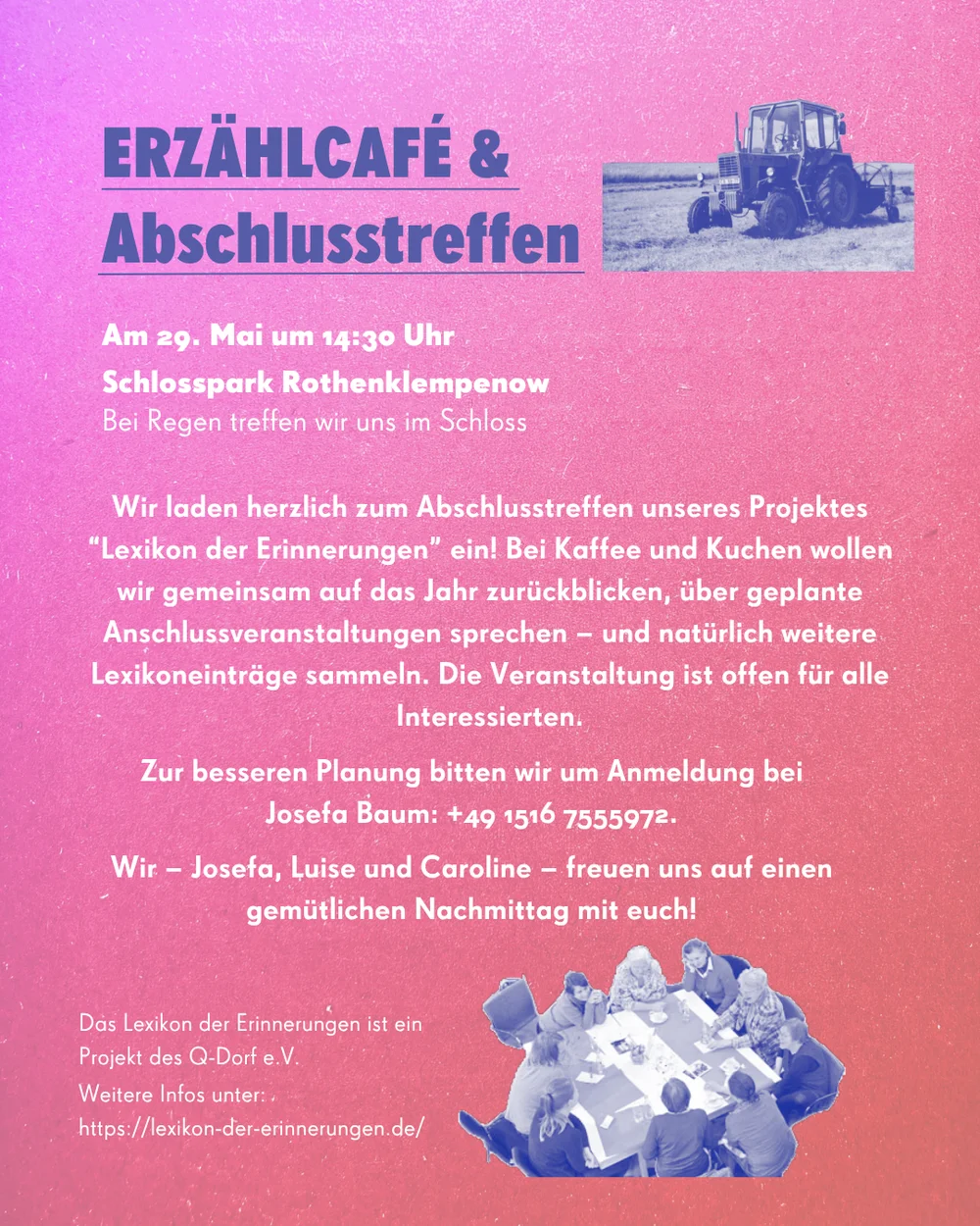 Erzählcafé im Park