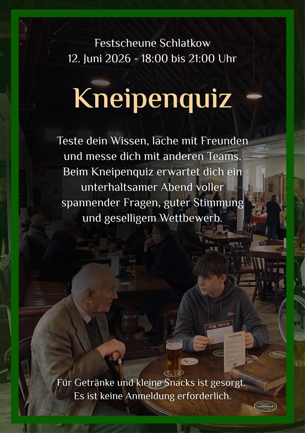 Kneipen-Quiz in der Scheune