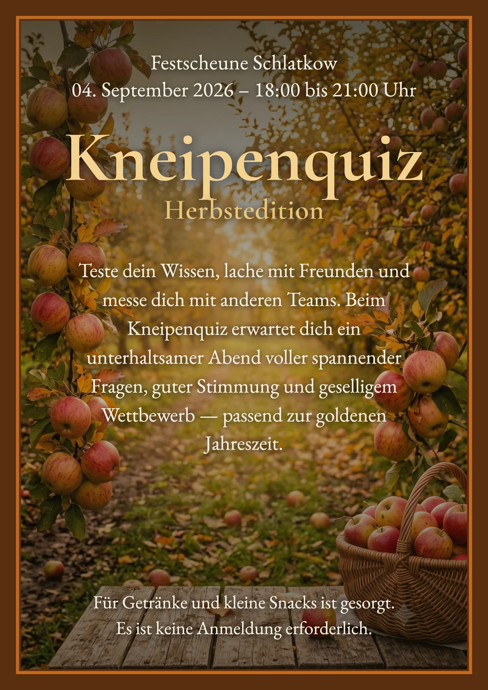 Kneipenquiz - Herbstedition